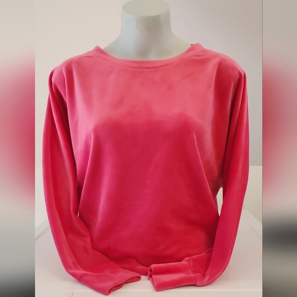 Juicy Couture Pink Velour Top - Picture 1 of 9